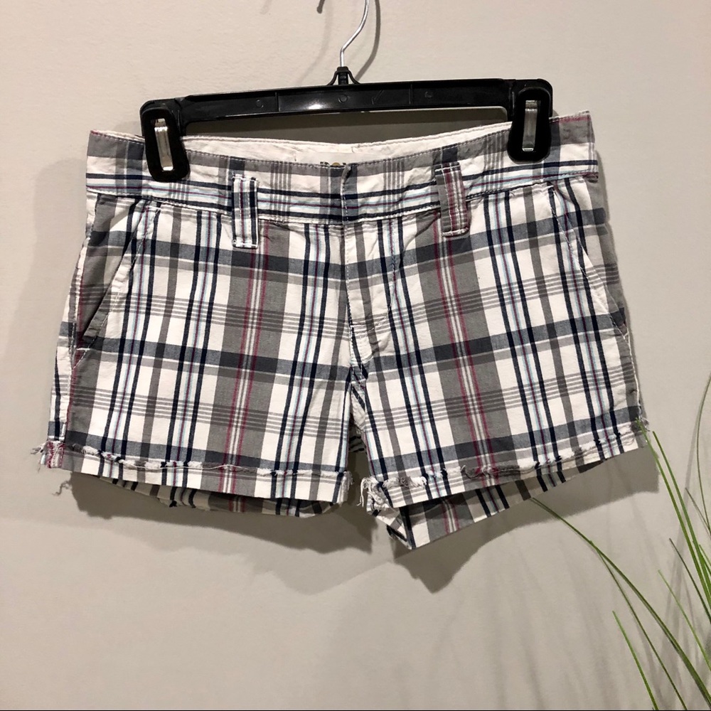 Roxy plaid shorts Size 1